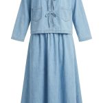 Ensemble Jupe Denim Deux Pièces – Charme Décontracté et Esprit Bohème