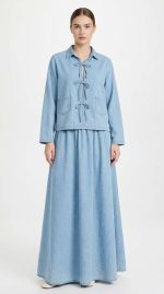Ensemble Jupe Denim Deux Pièces