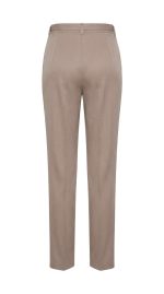 Pantalon Beige avec Ceinture – Élégance Neutre et Coupe Structurée