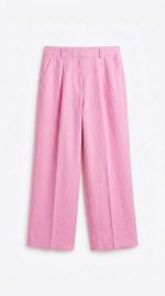 Pantalon Tailleur Rose – Élégance Structurée et Couleur Vibrante