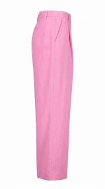 Pantalon Tailleur Rose – Élégance Structurée et Couleur Vibrante