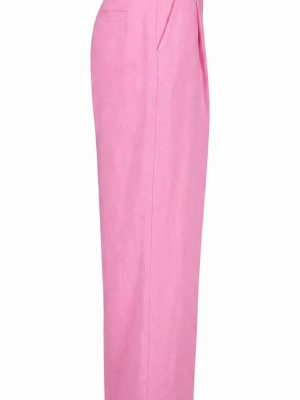Pantalon Tailleur Rose – Élégance Structurée et Couleur Vibrante