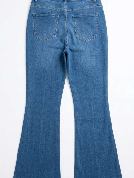 Jean Flare Bleu – Coupe Évasée et Allure Rétro-Chic