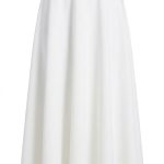 Jupe Blanche Évasée Ceinturée – L'Élégance Épurée pour vos Ensembles