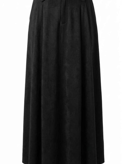 Jupe Longue Noire Fluide – L'Essentiel Élégant pour vos Ensembles