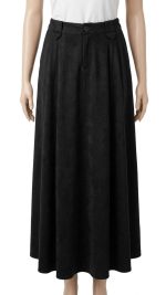 Jupe Longue Noire Fluide – L'Essentiel Élégant pour vos Ensembles