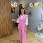 Ensemble 2 Pièces Femme : Gilet Ceinturé et Pantalon Large Rose Vif | Orkidia Fashion Nador