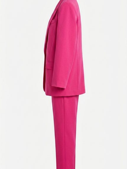 Ensemble Tailleur Femme : Blazer et Pantalon Fuchsia Vibrant | Orkidia Nador