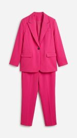 Ensemble Tailleur Femme : Blazer et Pantalon Fuchsia Vibrant | Orkidia Nador