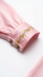 Ensemble Femme Traditionnel : Tunique Satinée et Pantalon Gandrisi | Orkidia Nador