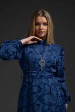 robe longue bleu royal