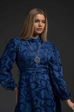 robe longue bleu royal