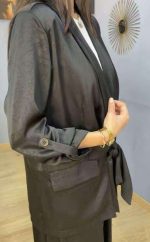 Ensemble Noir Fluide Deux Pièces – Élégance Décontractée et Chic Absolu – Image 3