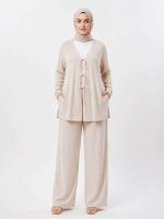Ensemble Élégant Beige 3 Pièces - Chic & Confort
