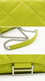 Sac Matelassé Vert Anis – Un Pop de Couleur Audacieux et Tendance