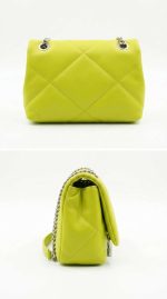 Sac Matelassé Vert Anis – Un Pop de Couleur Audacieux et Tendance