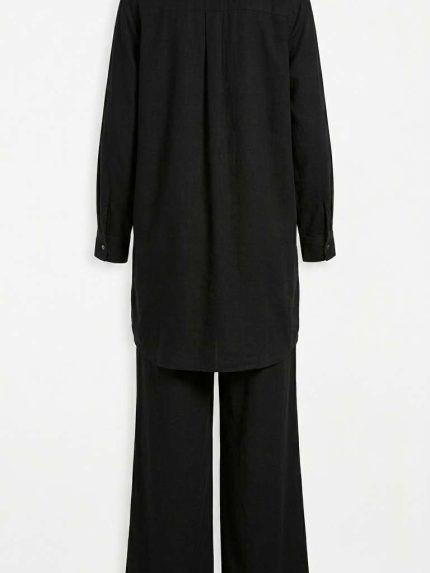 Ensemble Noir Grande Taille – Élégance Intemporelle et Confort Absolu