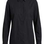 Chemise Noire Chic et Minimaliste - Orkidia Fashion