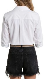Chemise Blanche Classique : Élégance Intemporelle pour Femme – Image 2