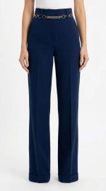 Élégance Noire : Pantalon à Chaîne Sophistiqué – Image 4