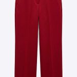Élégance Écarlate : Pantalon Ceinturé Rouge
