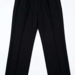Élégance Intemporelle : Pantalon Noir Ceinturé