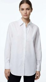 Chemise Blanche Croppée Élégante | Mode Femme Maroc | Orkidia Fashion – Image 4