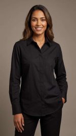 Chemise Noire Élégante AMG - Collection Orkidia Fashion – Image 5