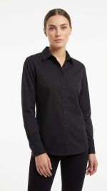 Chemise Noire Élégante AMG - Collection Orkidia Fashion – Image 4