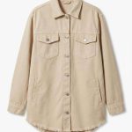 Veste en Jean Beige Style Décontracté Chic - Orkidia Fashion