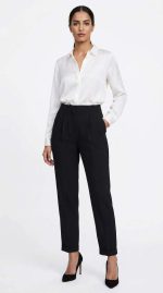 Élégance Intemporelle : Pantalon Noir Parfait – Image 4