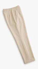 Pantalon Tailleur Beige Intemporel