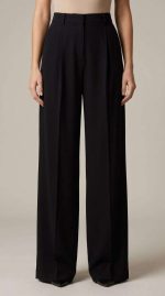 Élégance Intemporelle : Pantalon Noir Classique – Image 5