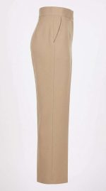 Pantalon Palazzo Beige Intemporel – Image 3