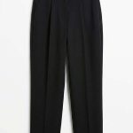 Élégance Intemporelle : Pantalon Noir Ceinturé