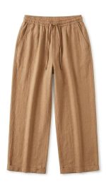 Élégance Lin : Pantalon Décontracté Chic