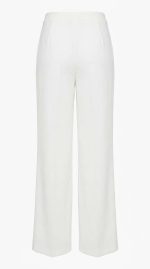 Élégance Croisée : Pantalon Blanc Structuré – Image 2