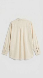 Chemise Beige Brodée avec Détails Sequins - Collection Orkidia Fashion – Image 2