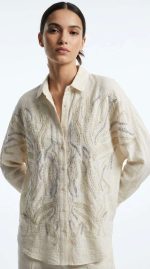Chemise Bohème Brodée en Coton - Collection Orkidia – Image 4