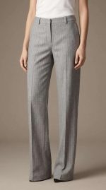 Élégance Texturée : Pantalon Classique Gris – Image 5