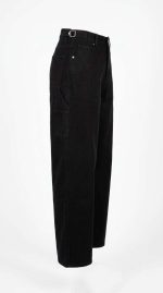 Pantalon Wide-Leg Noir à Taille Haute | Orkidia Fashion – Image 3