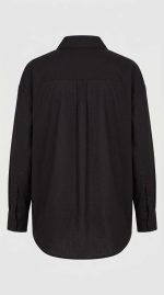 Chemise Oversize Noire Élégante | Orkidia Fashion – Image 2