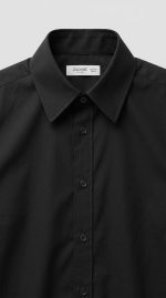 Chemise Oversize Noire Élégante | Orkidia Fashion – Image 4