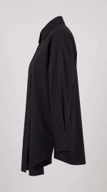Chemise Oversize Noire Élégante | Orkidia Fashion – Image 3