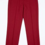 Pantalon Rouge Fluidité Sophistiquée