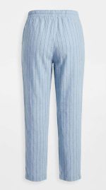 Élégance Riviera : Pantalon en Lin Rayé – Image 2