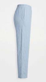 Élégance Riviera : Pantalon en Lin Rayé – Image 3