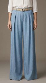 Pantalon Azur Texturé – Élégance Décontractée – Image 4