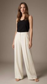 Pantalon Tailleur Écru – L'Élégance au Quotidien – Image 5