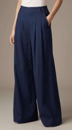 Pantalon Fluide Large Bleu Marine - Confort & Élégance | Orkidia Fashion – Image 5